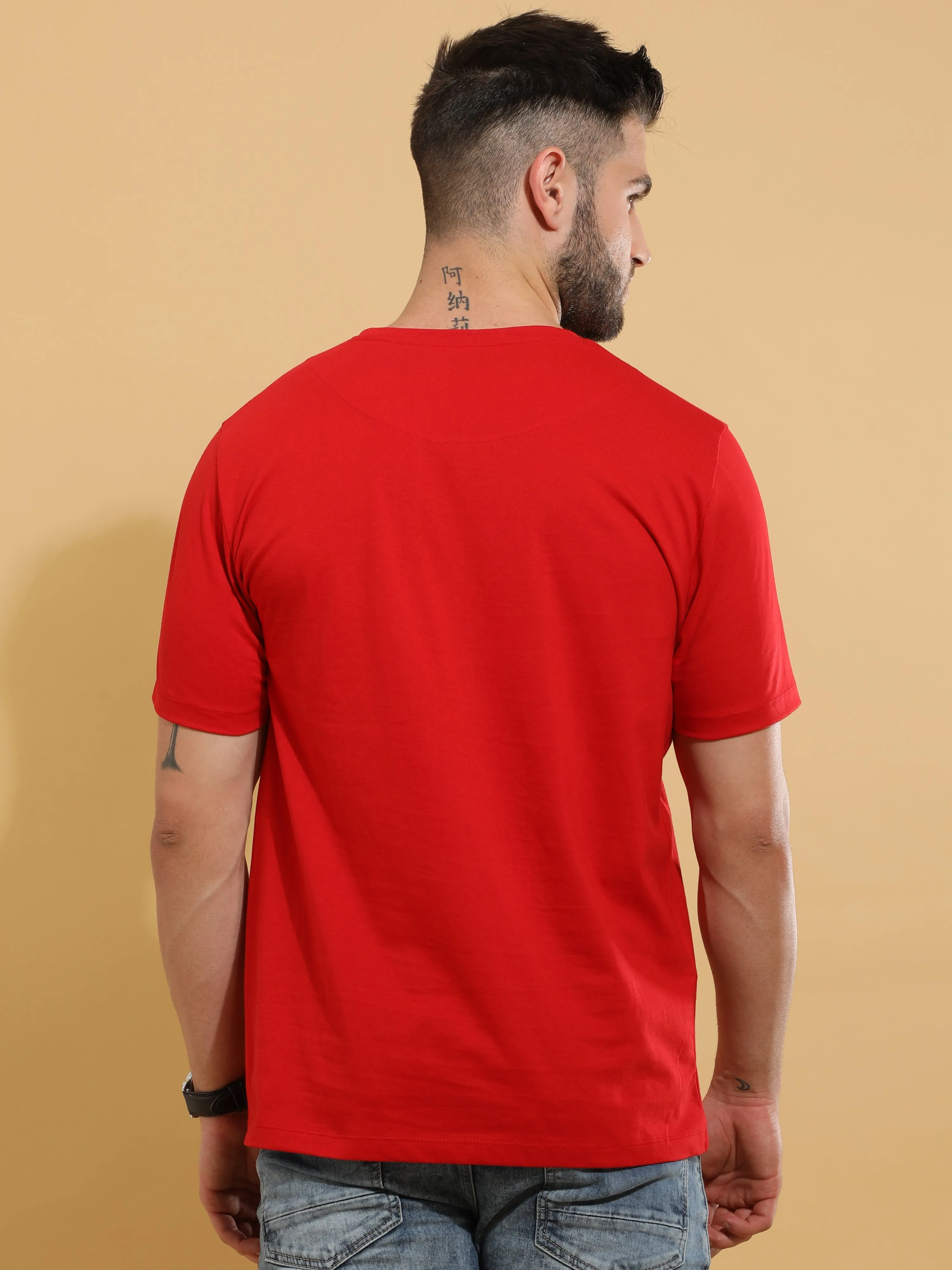 Rosso Corsa Crewneck T-Shirt