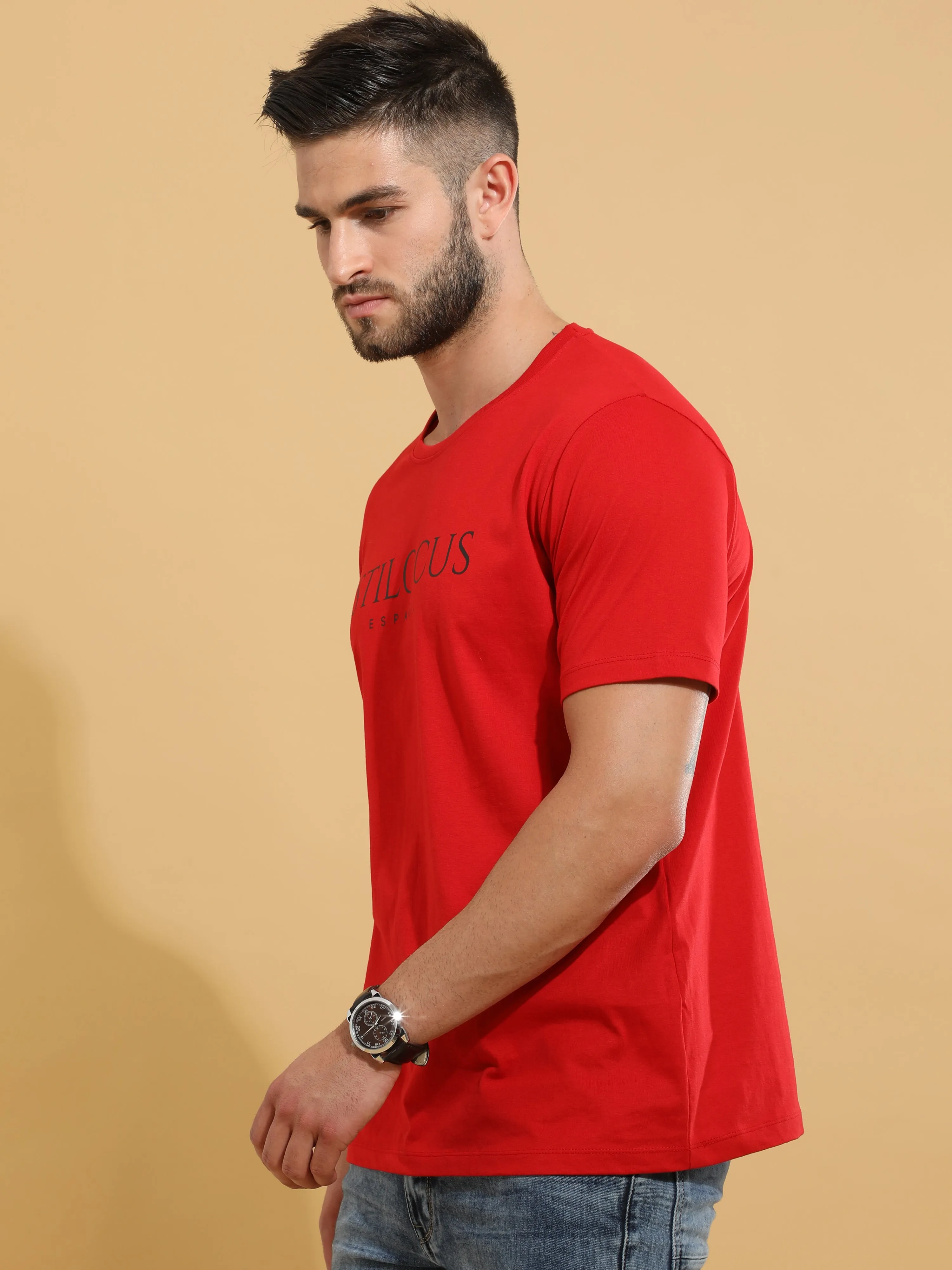 Rosso Corsa Crewneck T-Shirt