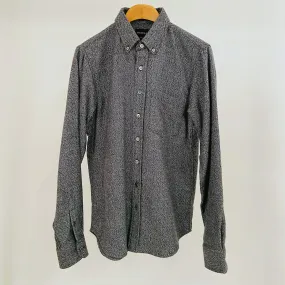 S - Charcoal Flannel L/S Shirt