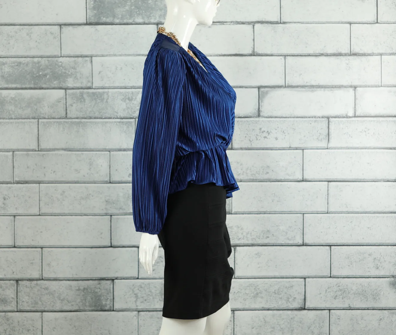 Sapphire Doll Peplum Blouse (Fits up to a XL)