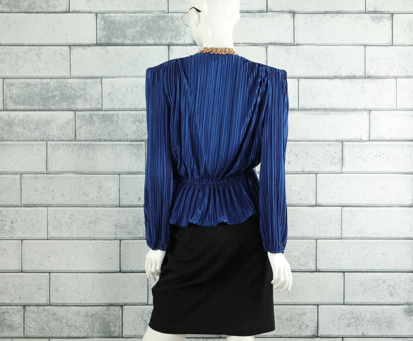 Sapphire Doll Peplum Blouse (Fits up to a XL)