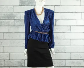 Sapphire Doll Peplum Blouse (Fits up to a XL)