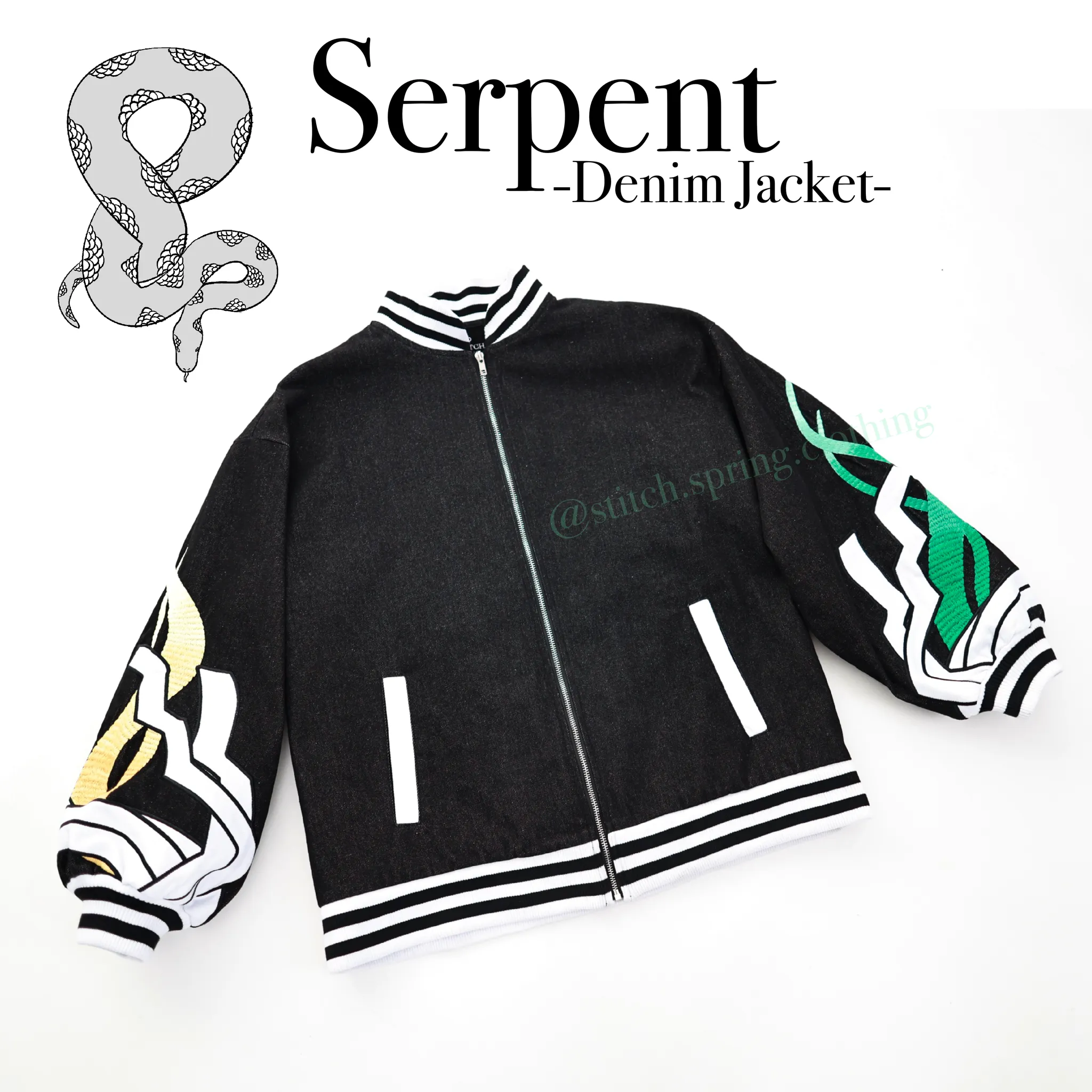 Serpent Denim Jacket Preorder