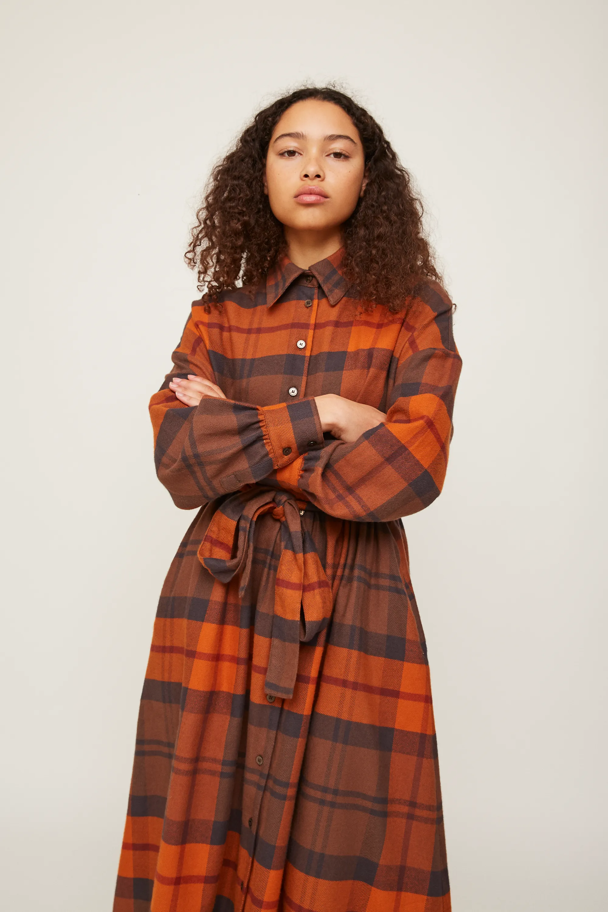 shirt dress checkered <br> by Rita Row