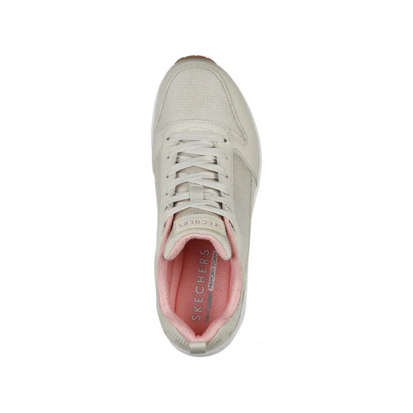 SKECHERS SNEAKERS UNO-INSIDE MATTERS 155005 NUDE