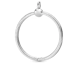 Sterling Silver O Pendant Designer Beads Charm