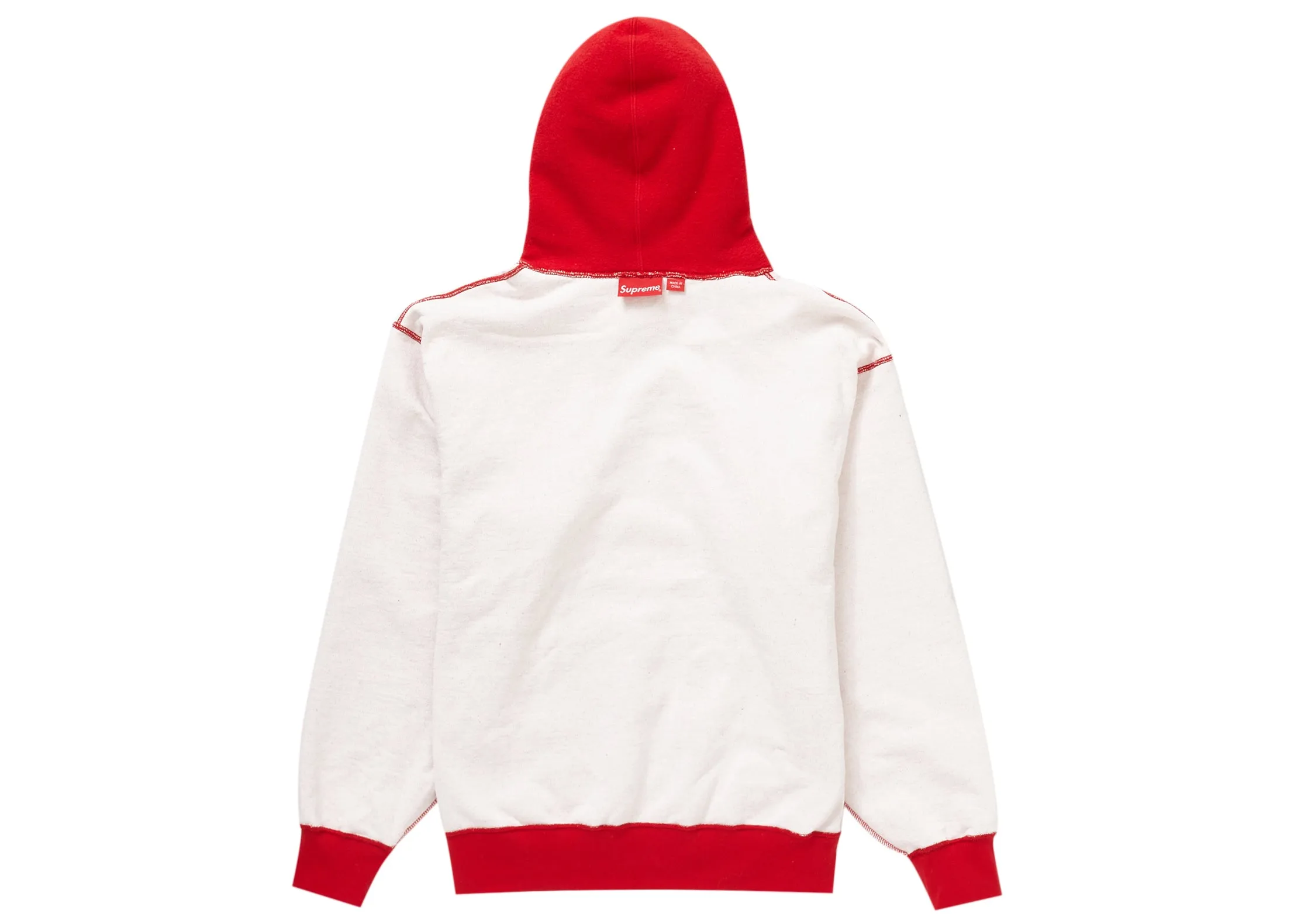 Supreme Inside Out Box Logo Hooded Sweatshirt Red