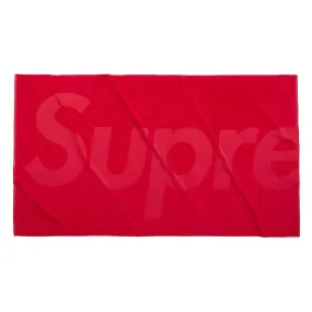 Supreme Tonal Logo Towel Red