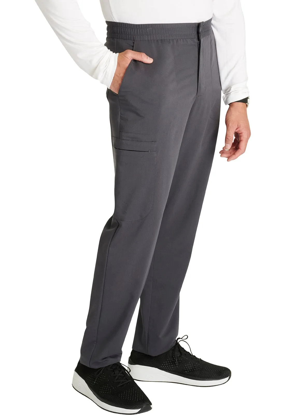 Tend Cherokee Atmos TALL Men's Tapered Leg Scrub Pant Pewter - Inseam 35" (89 cm) TD-CK131ATPWT