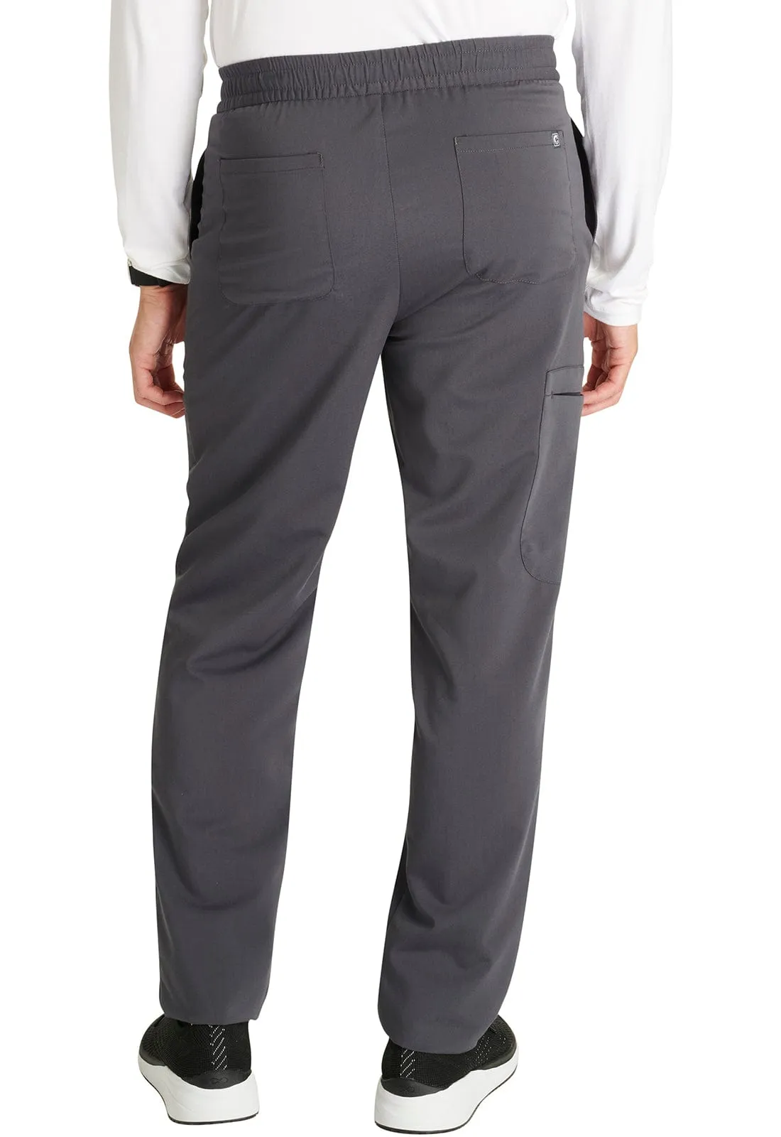 Tend Cherokee Atmos TALL Men's Tapered Leg Scrub Pant Pewter - Inseam 35" (89 cm) TD-CK131ATPWT