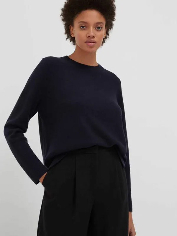 The Boxy Jumper in Navy