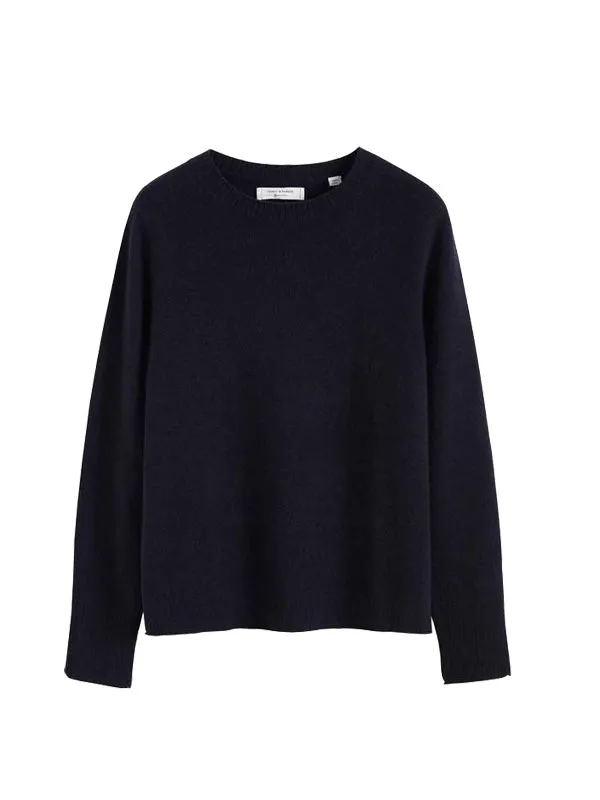 The Boxy Jumper in Navy