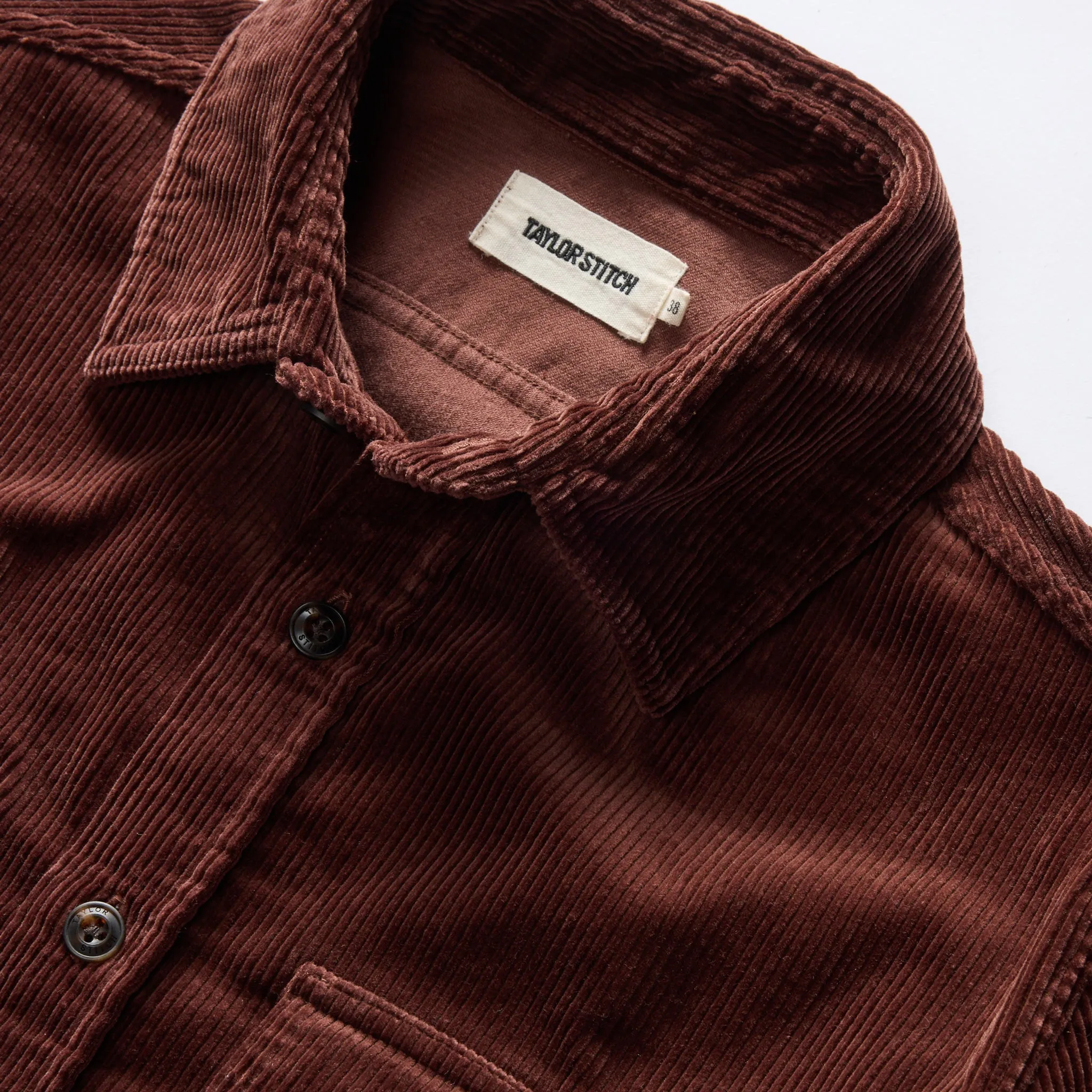 The Connor Shirt in Burgundy Cord