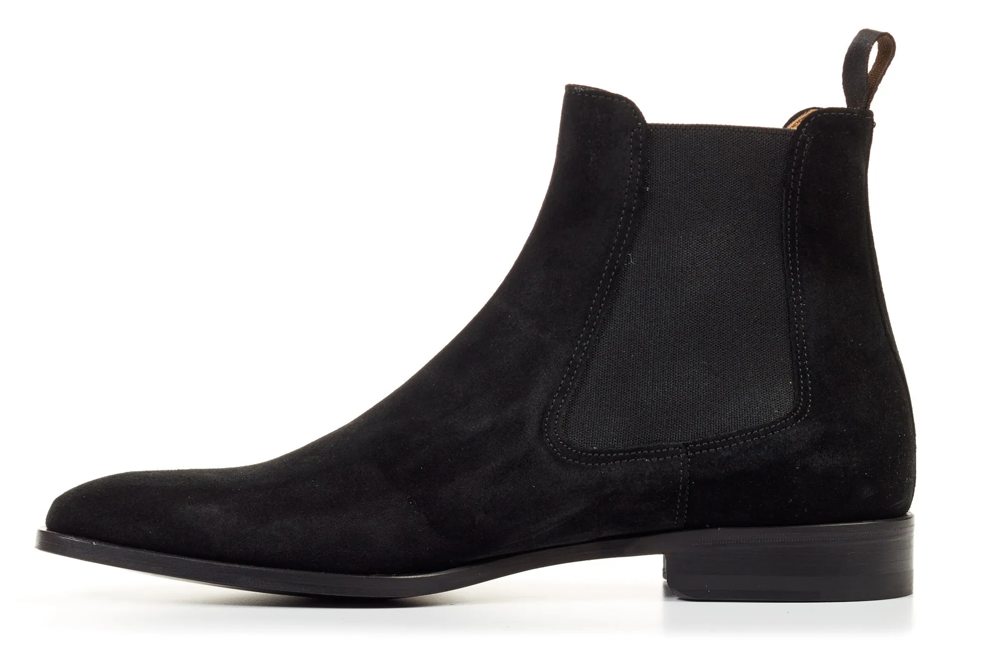 The Dean Chelsea Boot - Nero Suede