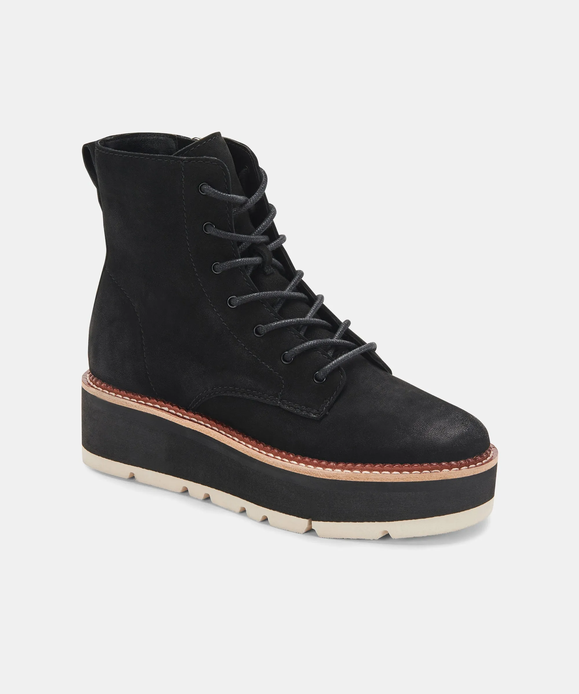 TIG BOOTS BLACK NUBUCK re:vita