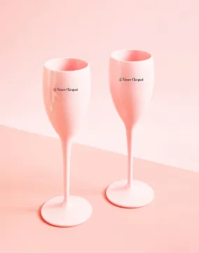 Veuve Champagne flutes