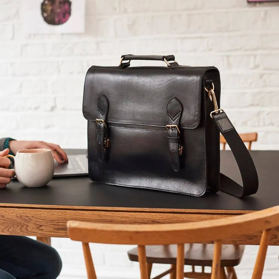 Vida Luxe Leather Briefcase Bag