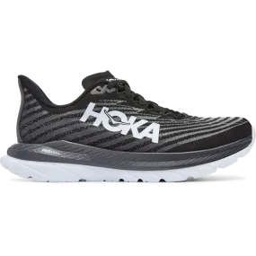 Women's Hoka One One Mach 5, Black/Castlerock, 9 B Medium