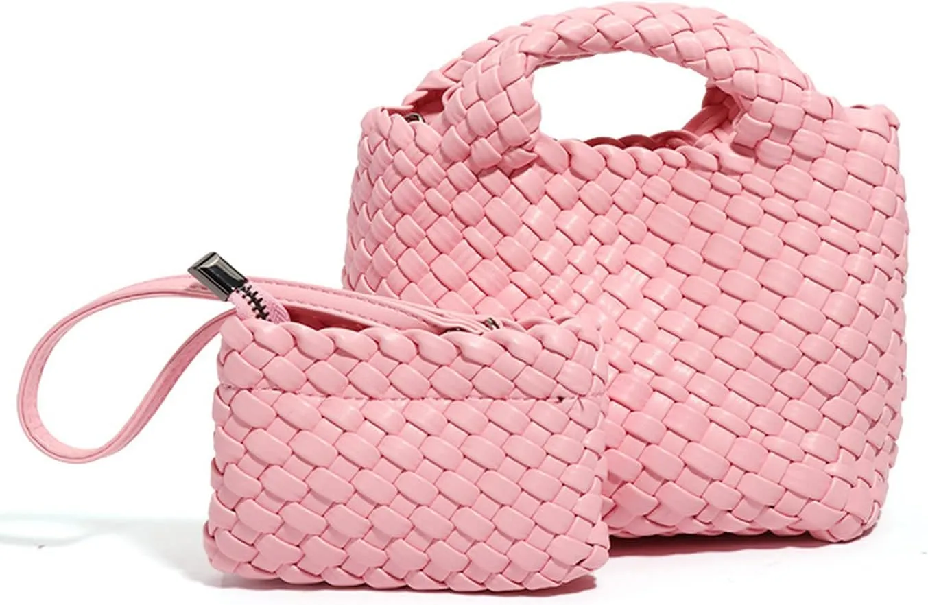 Woven Mini Tote - (multiple colors)