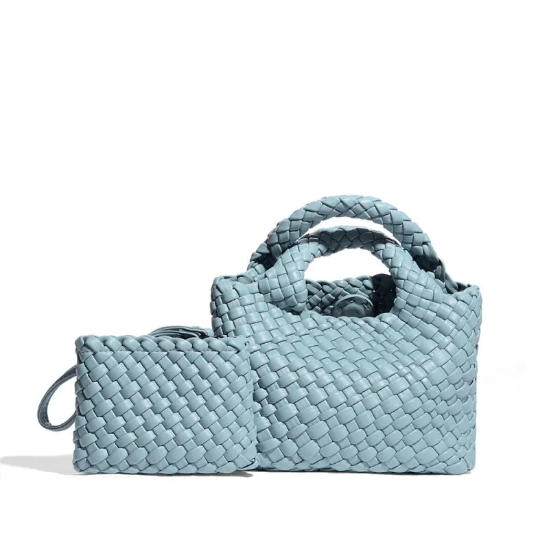 Woven Mini Tote - (multiple colors)