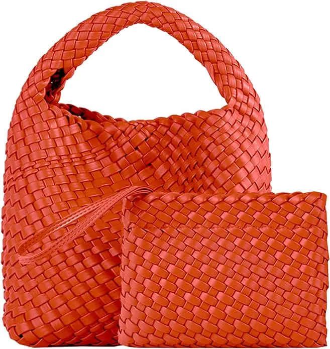 Woven Mini Tote - (multiple colors)