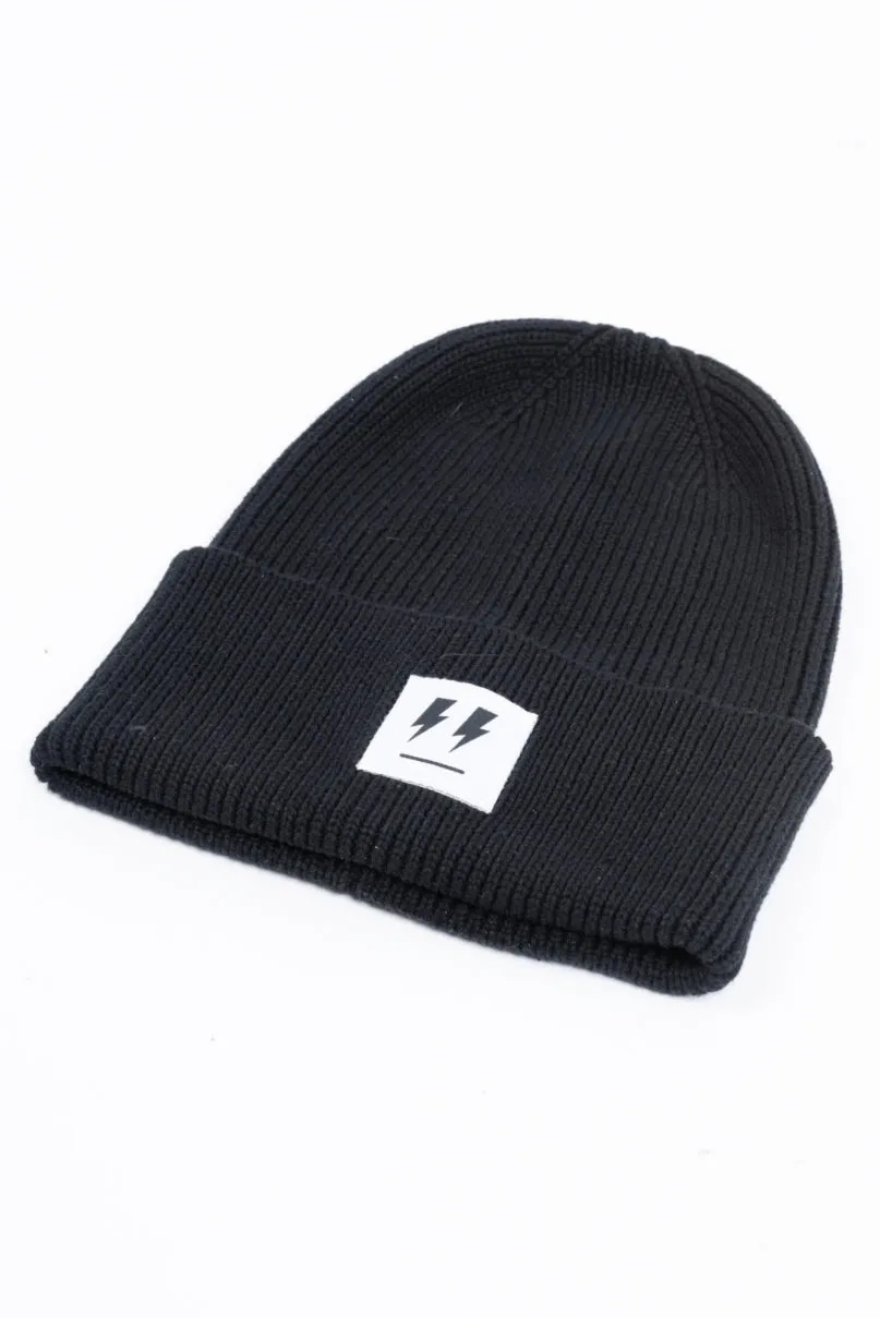 Zap Face Beanie - White Label