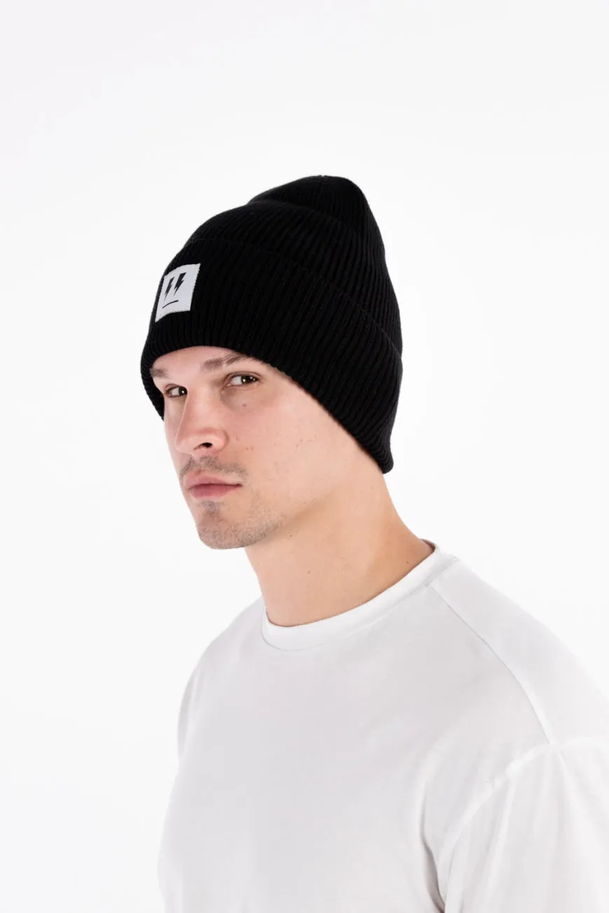 Zap Face Beanie - White Label