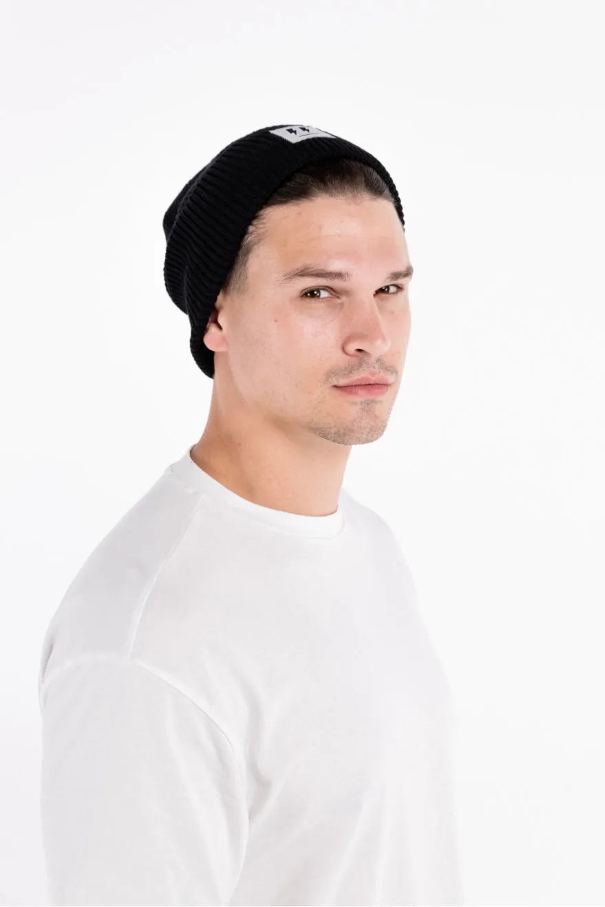 Zap Face Beanie - White Label