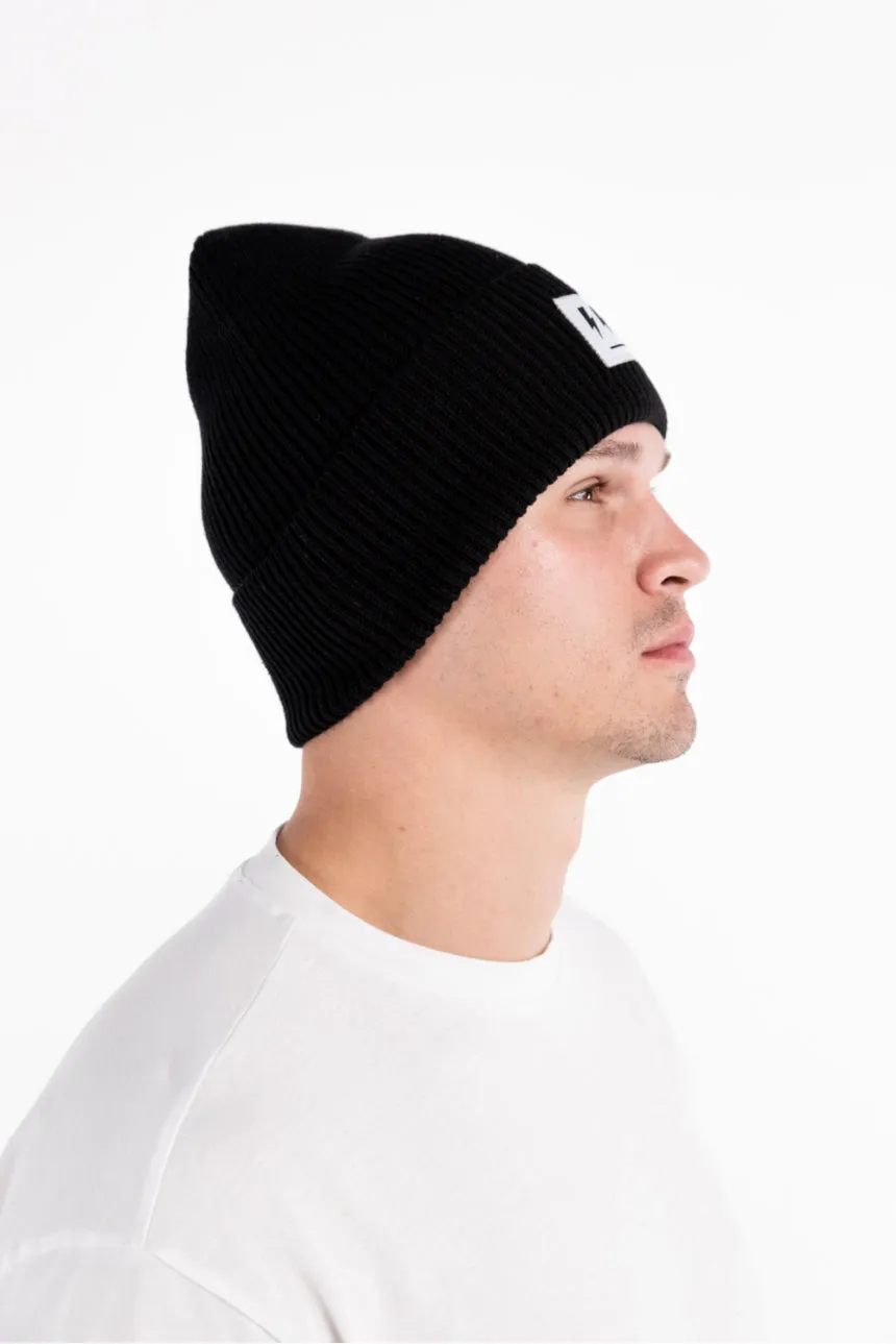 Zap Face Beanie - White Label