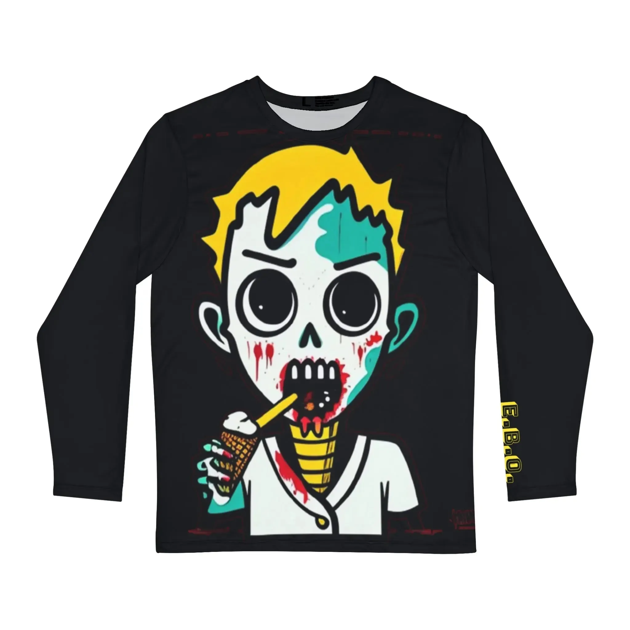 Zombie Ice Cream Long Sleeve Shirt (AOP)